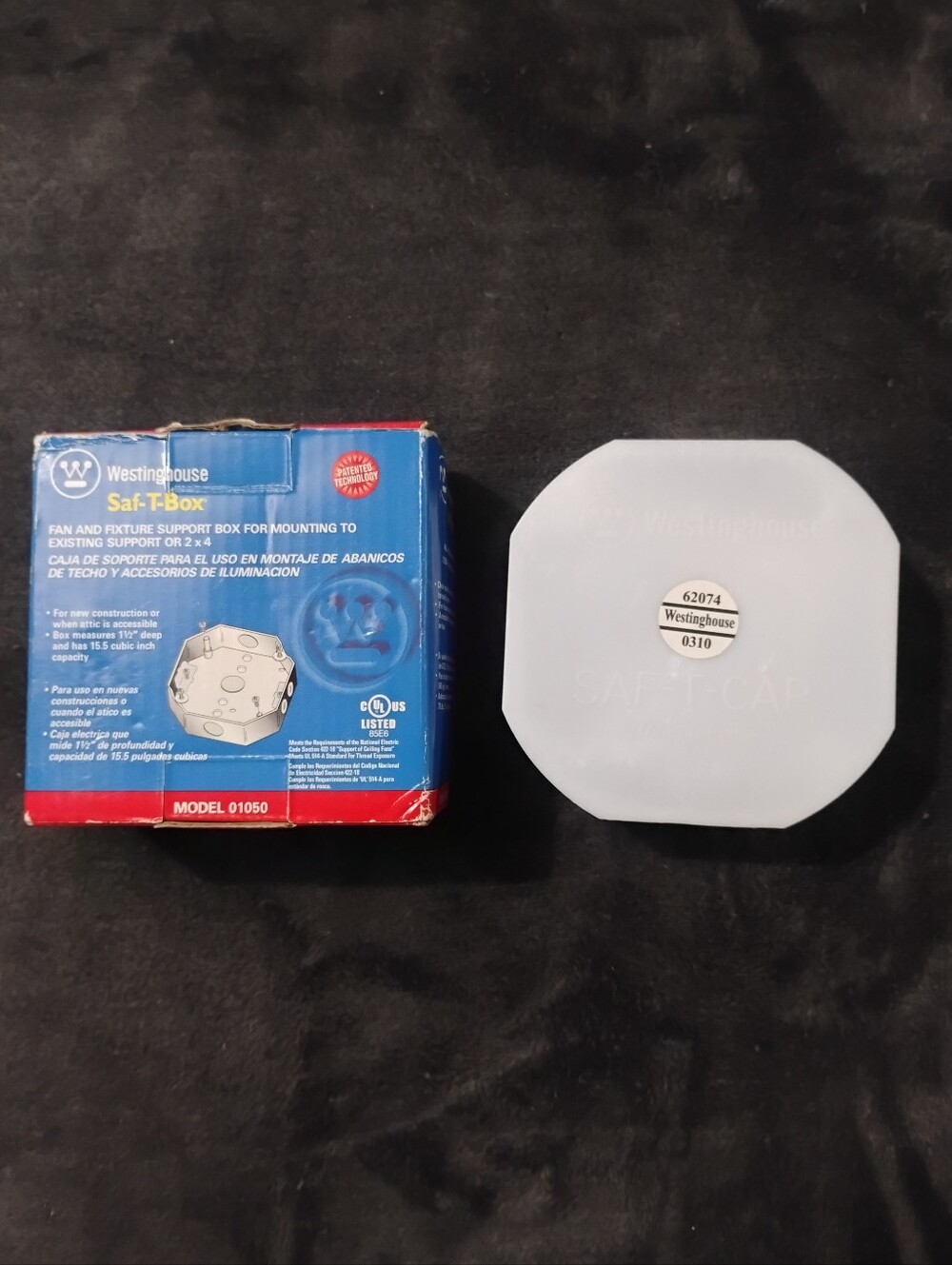 Westinghouse Saf-T-Box Fan And Fixture Box For Mounting Model 01050 NEW